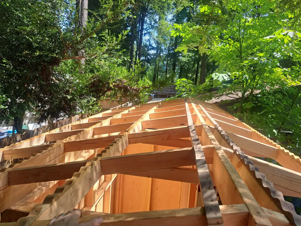 A shed (with saltbox roof) image